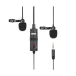 Boya BY-M1DM Dual Omni-directional Lavalier Microphone - Image 2