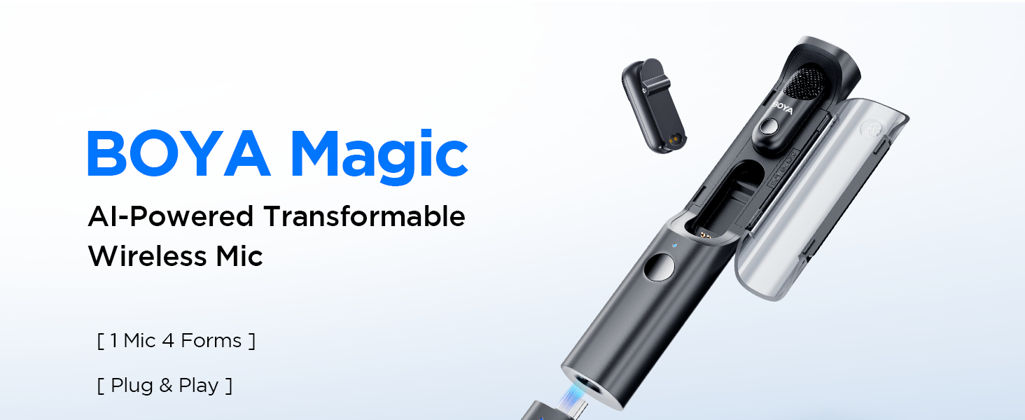 Boya Magic-05 AI-Powered Transformable Microphone in Bangladesh