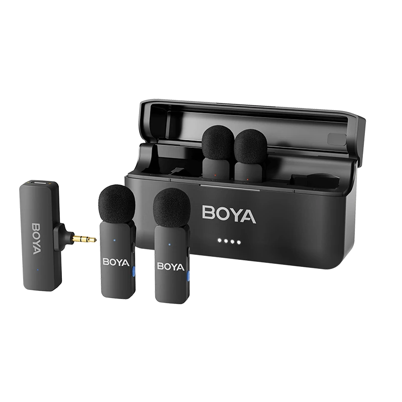 boya-by-v4-4-channel-noise-cancellation-mini-wireless-microphone-bd boya-by-v4-4-channel-noise-cancellation-mini-wireless-microphone-in-bd