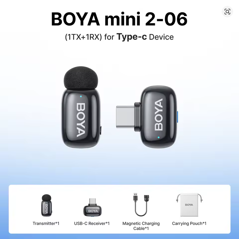 BOYA Mini 2-06 microphone Price in Bangladesh BOYA Mini 2-06 Price in Bangladesh
